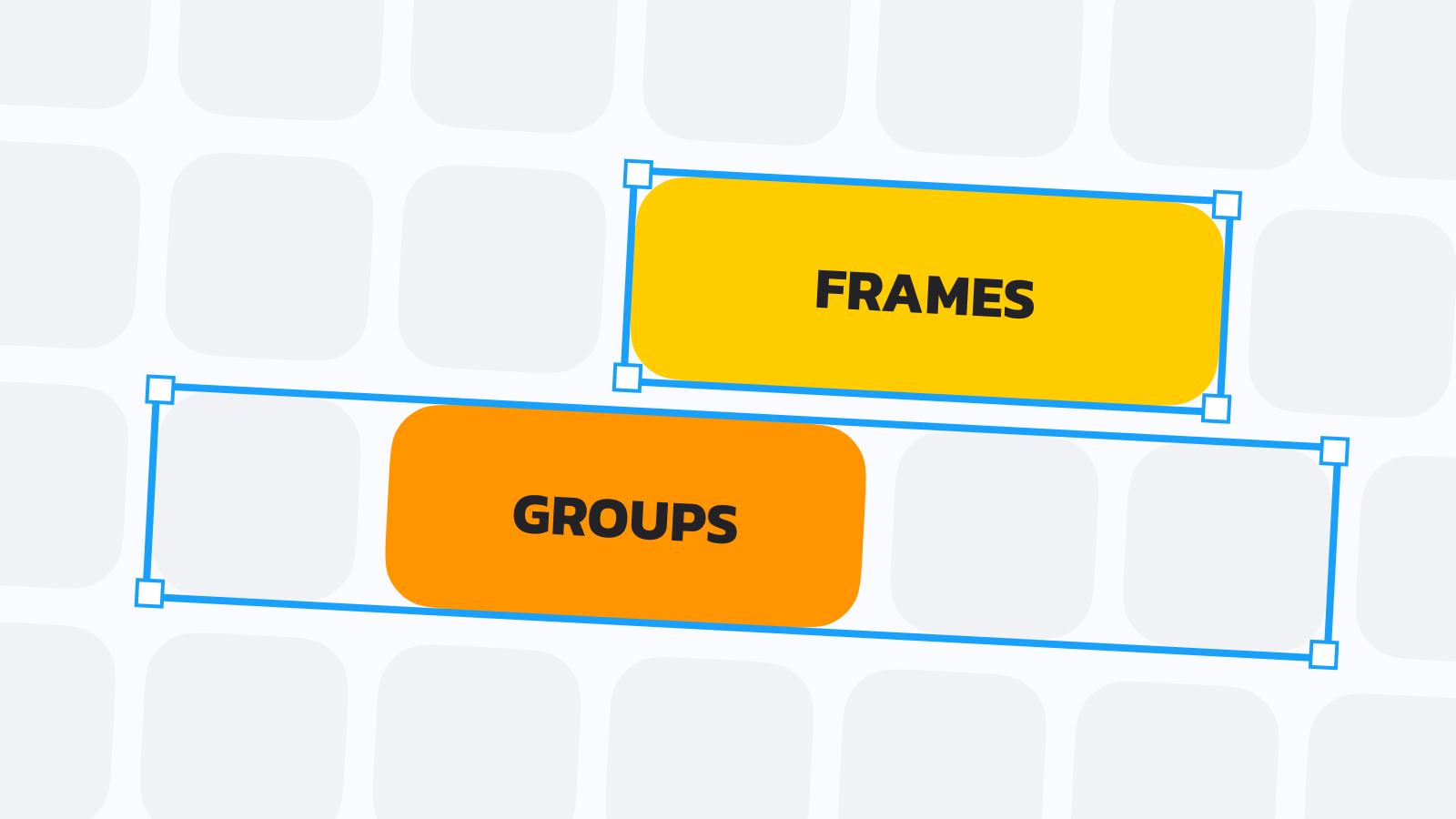 Frames vs. Groups in Figma